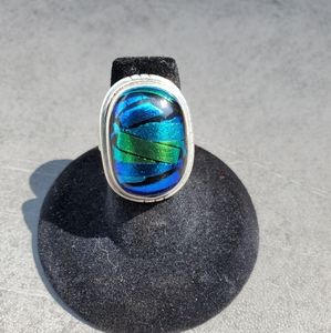 Dichroic Glass Ring